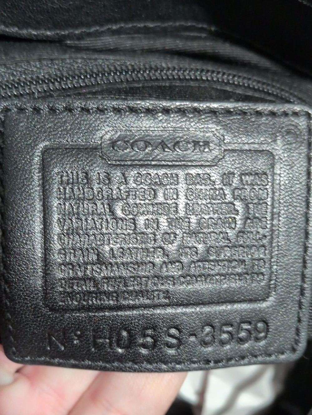 Y2K Coach Soho Black Leather Backpack Purse With Wallet Vintage VTG 90s - Picture 10 of 10